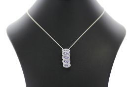 Silver Tanzanite Pendant