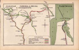 Fleetwood Thornton Flyde Coast Antique Railway Junction Diagram Map-115.
