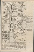 Britannia Depicta E Bowen c1730 Map Wales Lamech, Llanbadern Vawr, Talabont.