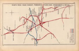 Hindley Pemberton Strangeways Wigan Antique Railway Junctions Diagram-77.