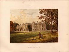 Brantingham Thorpe Yorkshire Gilt-Edge Coloured Antique Book Plate.