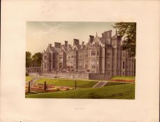 Dartrey Co Monaghan Ireland Gilt-Edge Coloured Antique Book Plate.