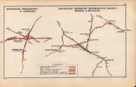 Altrincham, Timperley, Bredbury, Marple, Antique Railway Diagram-73.