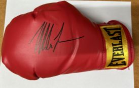 Mike Tyson Signed Boxing Glove