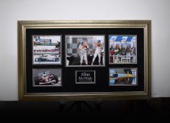 Allan Mcnish Original Signature Presentation.