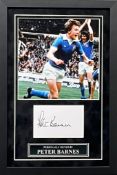 Peter Barnes Signed and Framed