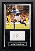Shaun Goater Signed and Framed