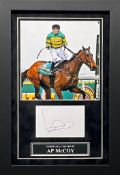 AP McCoy Signed and Framed