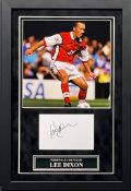 Lee Dixon Signed and Framed