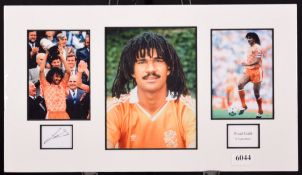 Ruud Gullit Original Signed Presentation