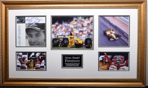 Heinz-Harald Frentzen Original Signature Presentation.