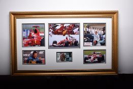 Michael Schumacher Original Signature Presentation.