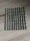 5 Pairs Metal Ball Bearing Drawer Runner 24.5cm Long