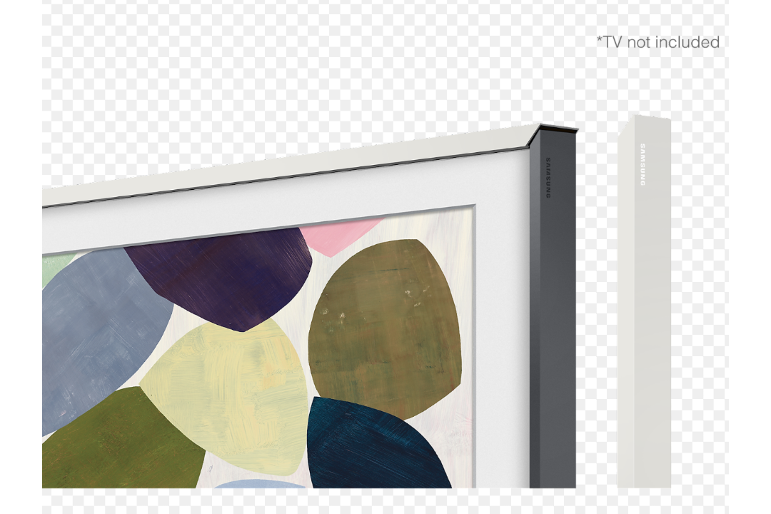 Samsung Customisable Modern Frame Bezel for Samsung The Frame, 50 inch, White - Image 1 of 4