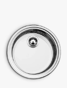 Blanco Rondo Sol-U Single Bowl Undermounted Round Kitchen Sink, Stainless Steel
