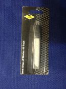 Buffalo Brand Snap Off Knife Blades 9mm (10 Pack) For Trimming Knives/Box Cutter X 18
