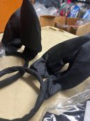 2 Packs of 2 Black Fluffy Bunny Ears