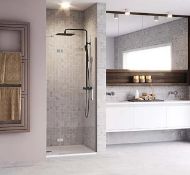 Brand New Boxed Bathstore Oyster Pivot Shower Door - 900mm (6mm Glass) RRP £505 **No Vat**