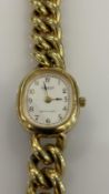 Tissot E139.220 Stylist Gold Ladies Watch