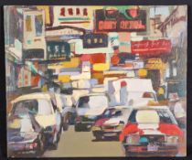 Original Oil On Canvas By Luk Kwok Yuen.