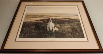 Renowned Steven Townsend Signed Workmates Limited Edition Print. Size Frame 31 ¼ x 26 Inches