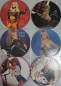 A Collection of 15 X Samantha Fox Etc Vinyl Record Picture Disks.