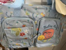 Brand New Baby Bag, Comes With Charging Mat, Bottle Bag and Nappy Bag Blue