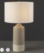 Harbour Studio Hado Gloss Taupe & white Table light