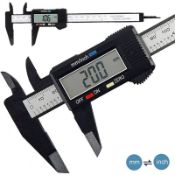 150mm 100mm Electronic Digital Caliper Carbon Fiber Dial Vernier Caliper Gauge Micrometer Measuri...