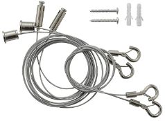 3 X Colours LED Panel Suspension Kit, (L)19.5cm RRP £4 Each