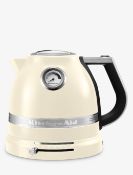 Kitchen Aid Artisan Variable Temperature 1.5L Kettle Almond Cream RRP £159.99