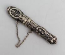 Early 20th c. Sterling Silver Match Holder