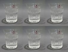 Set of 6 Tudor Crystal Tumblers