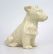 Irish Belleek Dog c.1980