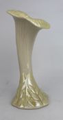 Irish Belleek Lustre Sunflower Vase