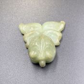 108.55 Cts Excellent Hand Carved Natural Jade Fish. JW-90