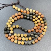BJD-4, Wonderful Natural Burmese Jade Beads Strand.