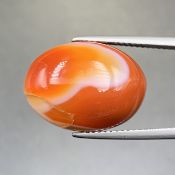 CVT-14, Natural Carnelian Agate Cabochon
