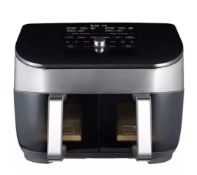Instant Vortex Plus ClearCook Dual Baskets Air Fryer, 7.6L, Stainless Steel RRP £169