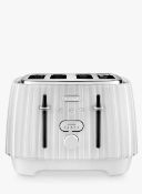 De'Longhi Ballerina 4 Slice Toaster White RRP £73.99