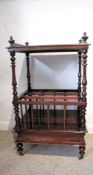 Antique Rosewood Etagere Canterbury.