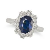 Untreated Vivid Royal Blue 2.60 tctw 