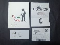 Banksy Dismaland 2015 Weston-Super-Mare Canvas Free Art Ticket +
