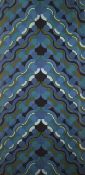 Heals (1972) Rare, Wall Hanging Screen-Print Fabric By Peter Perritt, In Vibrant Colours, 1972