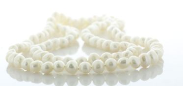 36 Inch Freshwater Cultured 8.0 - 8.5mm Pearl Necklace