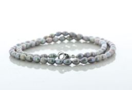 18 inch Freshwater Cultured 4.5 - 5.0mm Pearl Necklace With Sterling Silver Plated Clasp