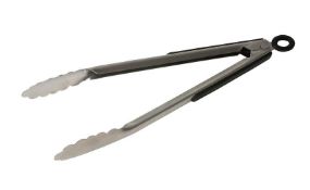 50 x Genware 582 Stainless Steel Utility Catering Tong, Heavy Duty, 30 cm