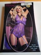 Seven Til Midnight Purple Teddy One Size