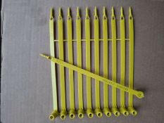 5000, Multipurpose Truck and Trailer Security Seals, Yellow, Individually Numbered 5 Boxes of 10...