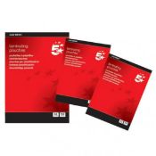 10 Packs of Laminating Pouch 5 Star Office A4 100 Microns Per Side Colourless Polyester